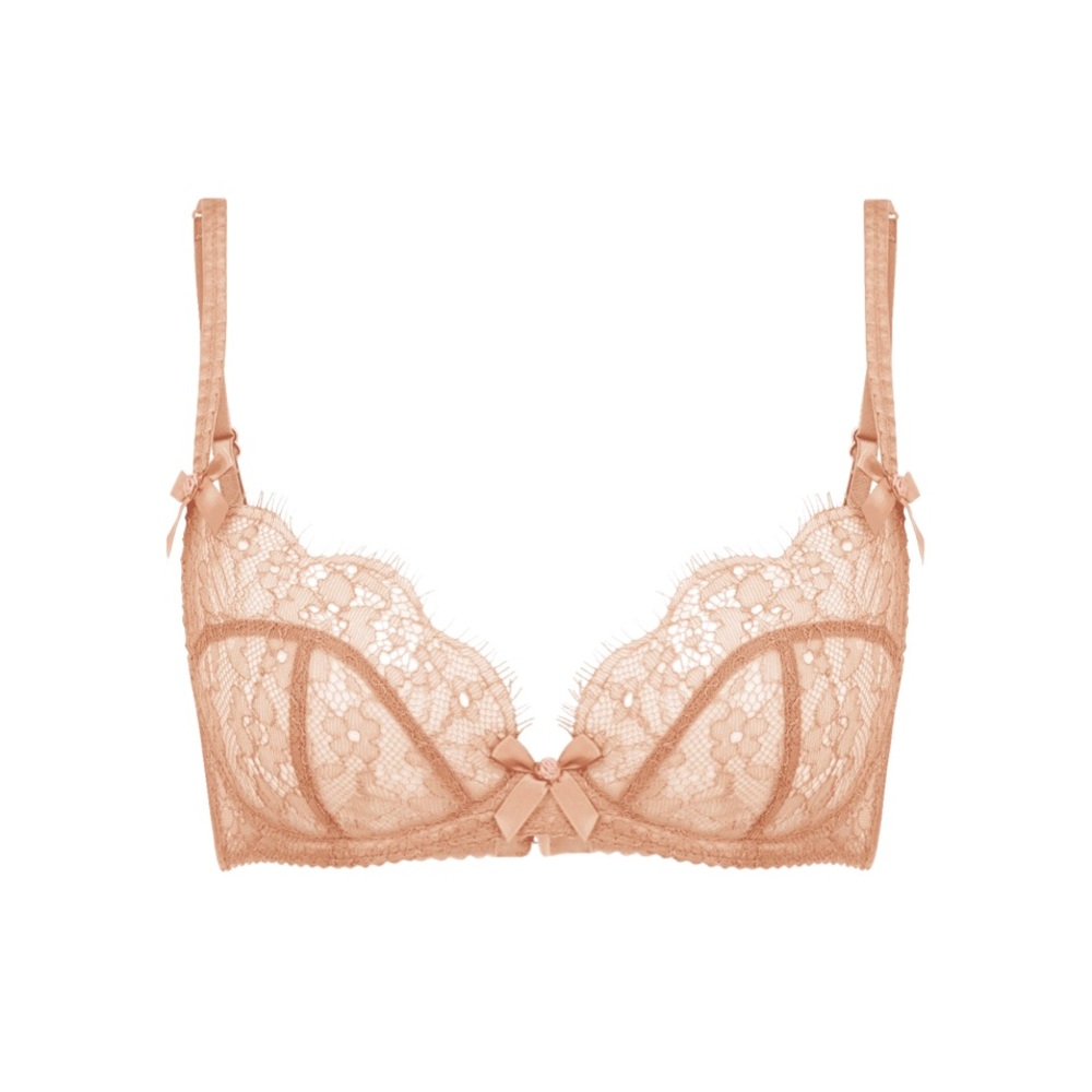 NWT Agent Provocateur Lorna Lace Bra Praline